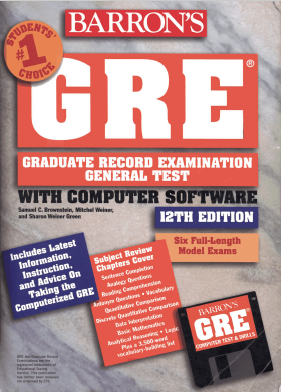 Книга на английском - How to prepare for GRE (Barrons Publishing) - обложка книги скачать бесплатно